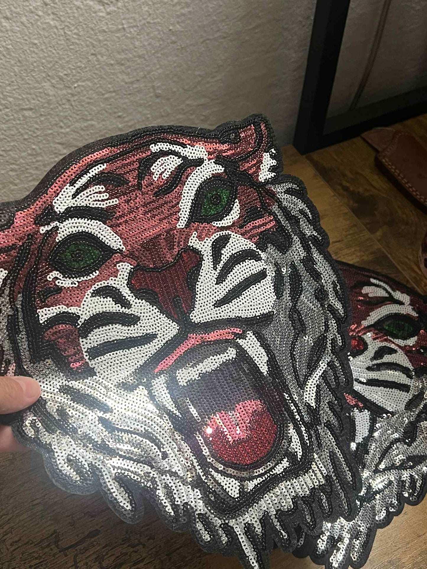 Sequin Tiger Big Patch