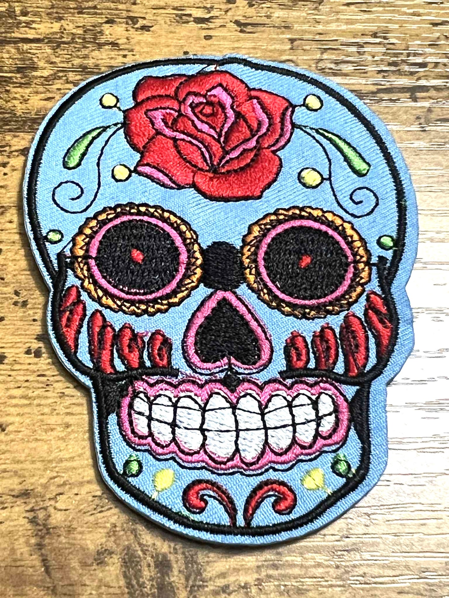 4" Sugar Skull Patches