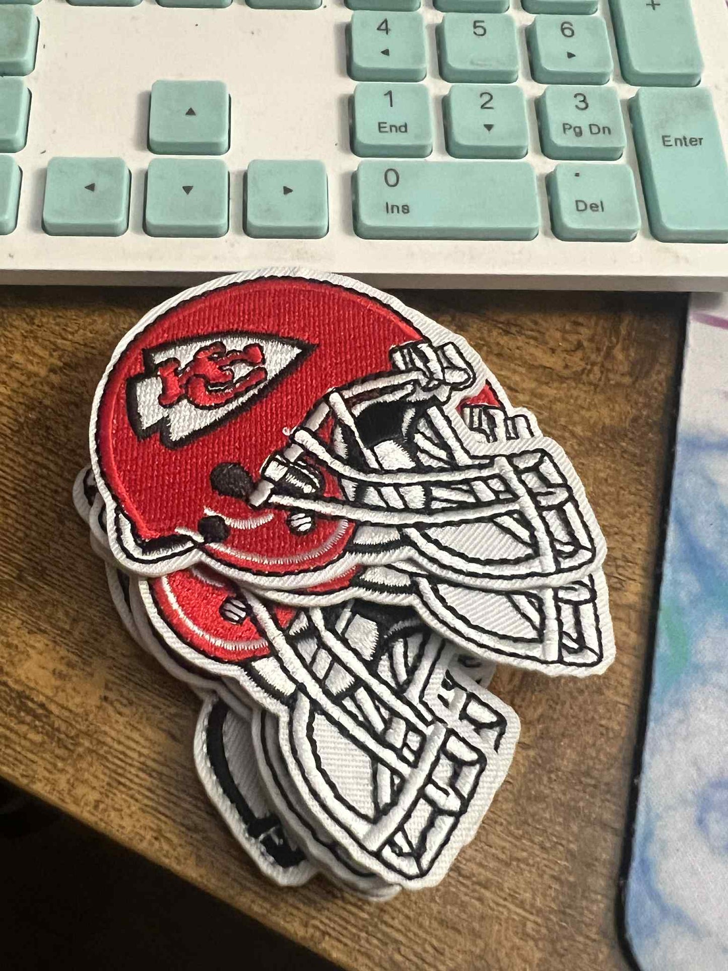 Football Teams Hat Patches