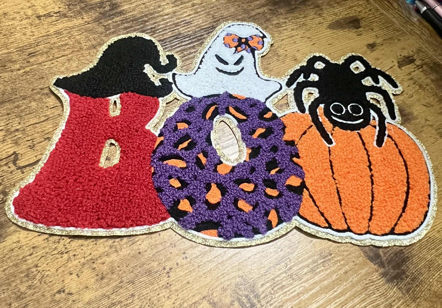 Embroidered BOO Big Patch