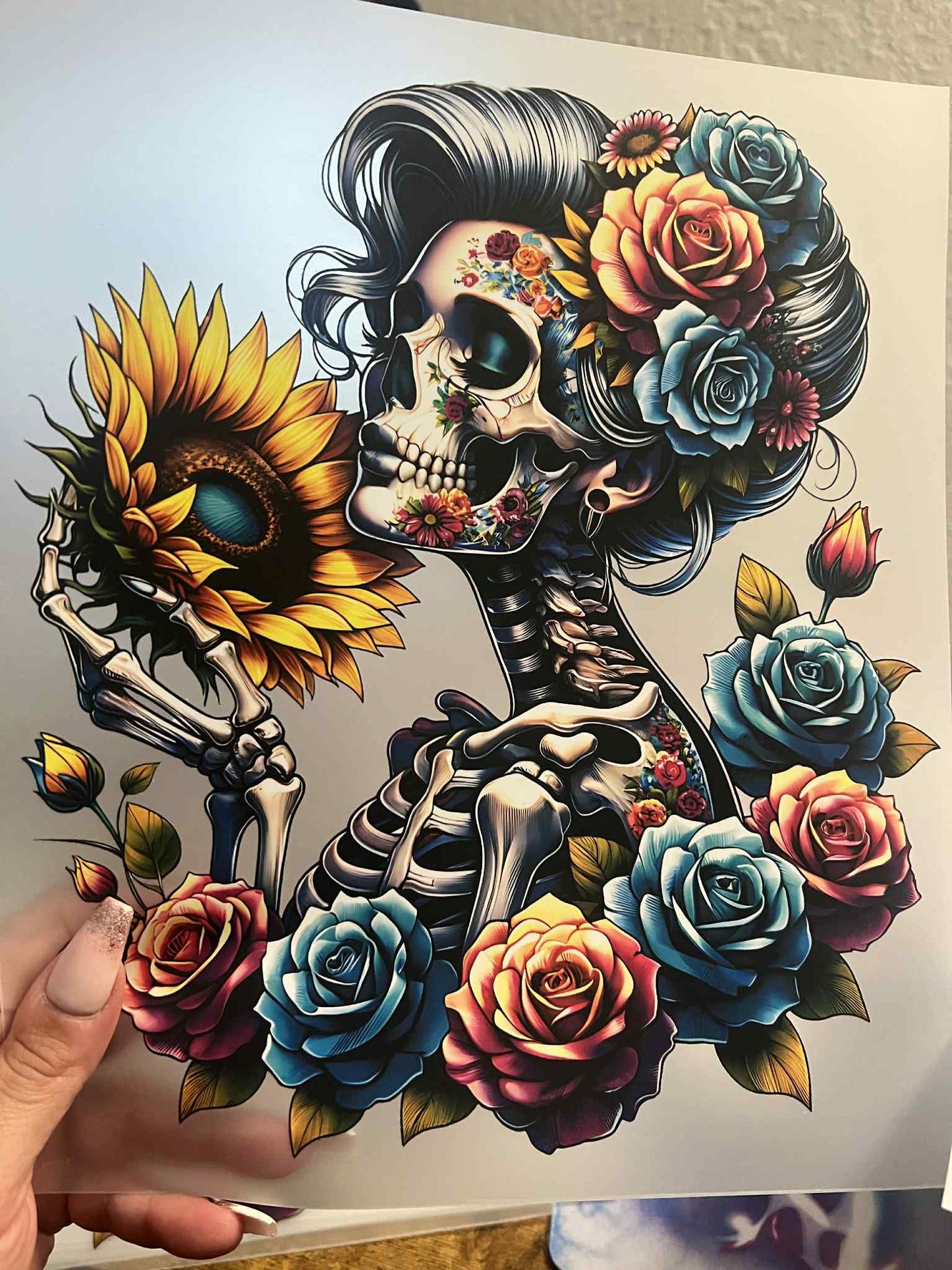 Rose Lady Skellie DTF