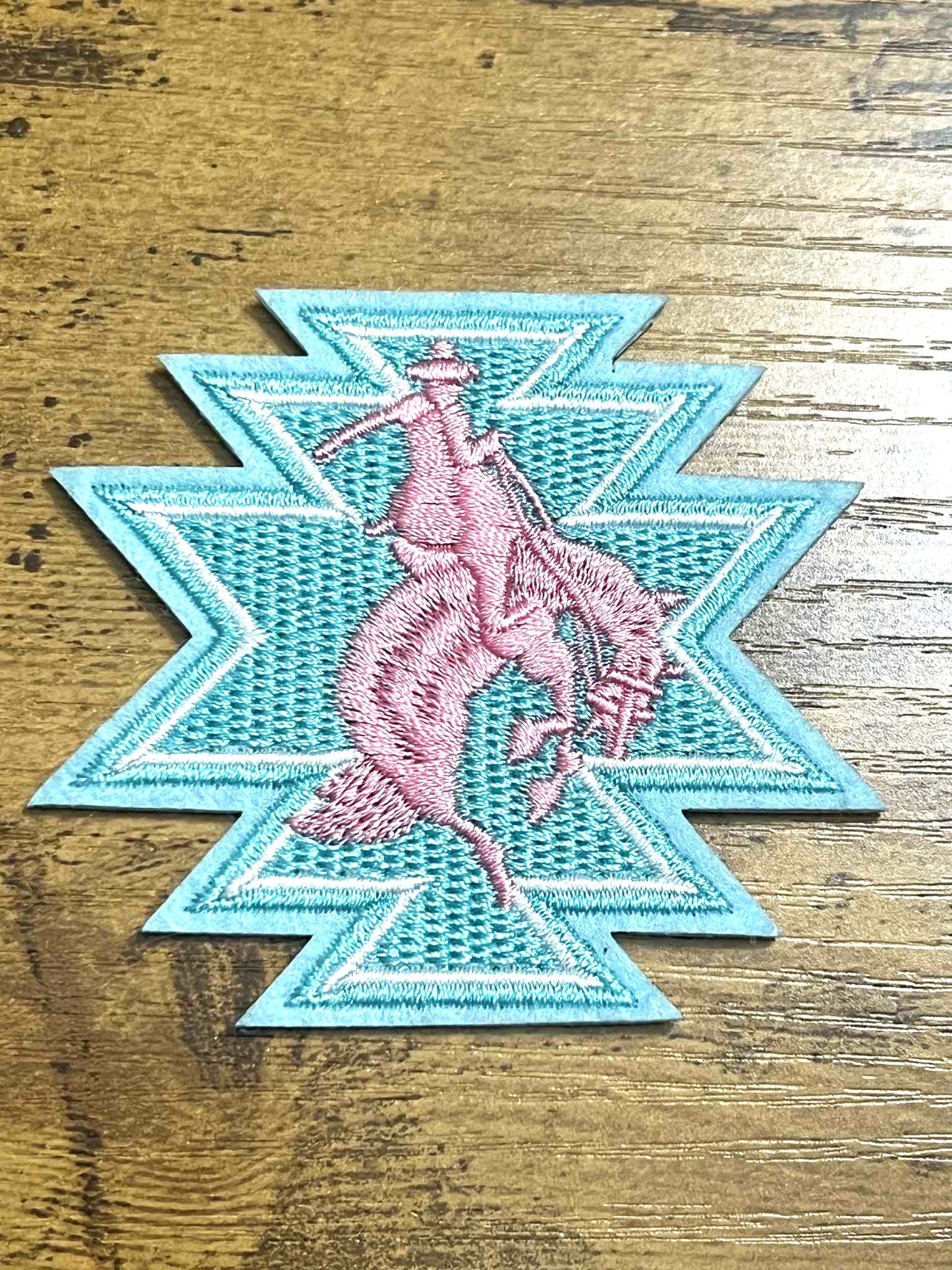 Cowboy Rider Hat Patch
