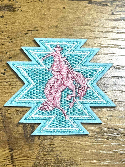 Cowboy Rider Hat Patch