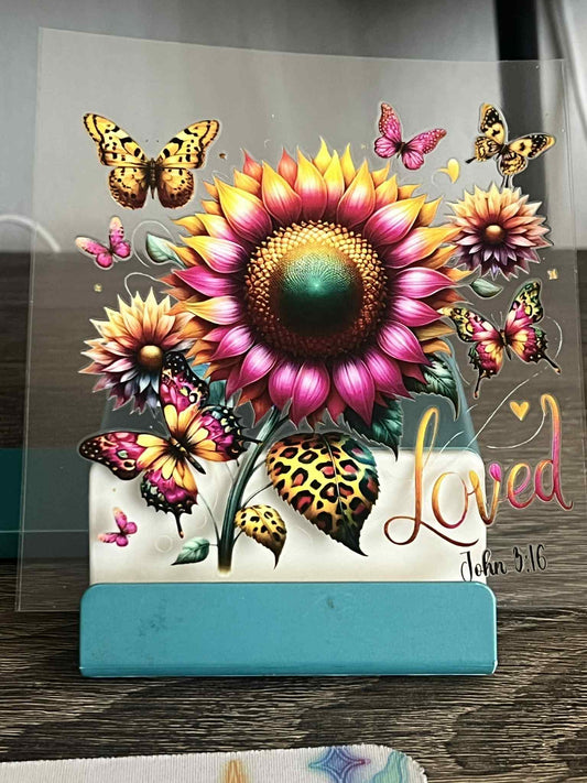 Loved Foral Decal