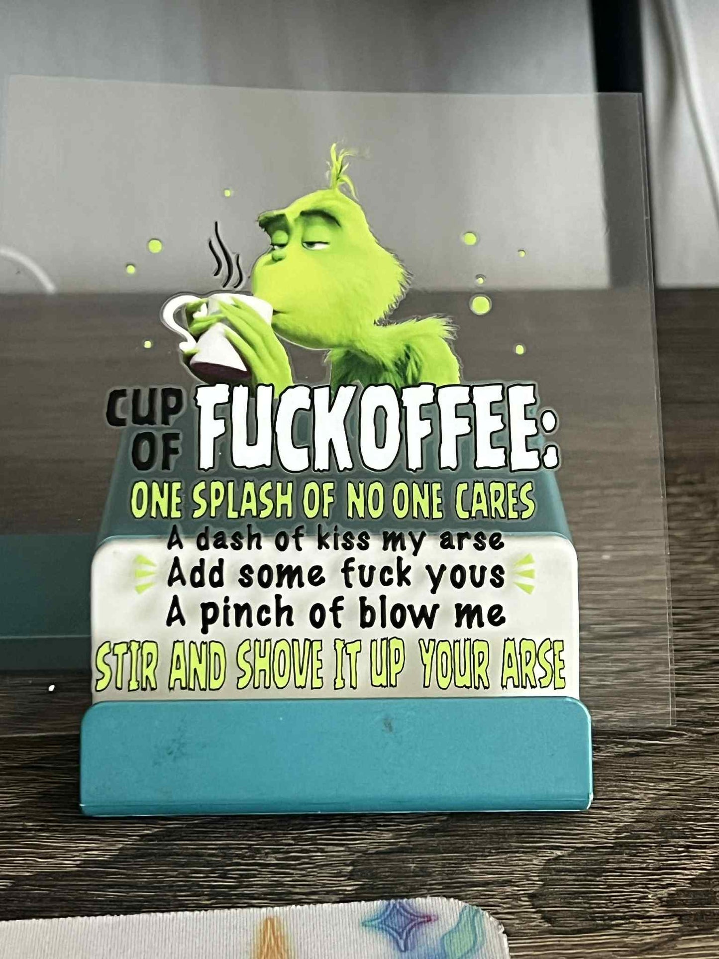 Cup of FckCoffee Decal