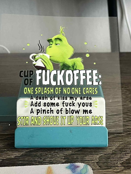 Cup of FckCoffee Decal