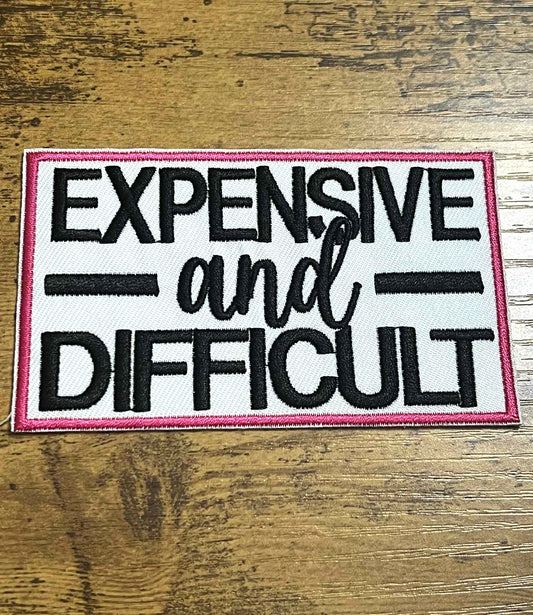 Expensive and Difficult Hat Patch