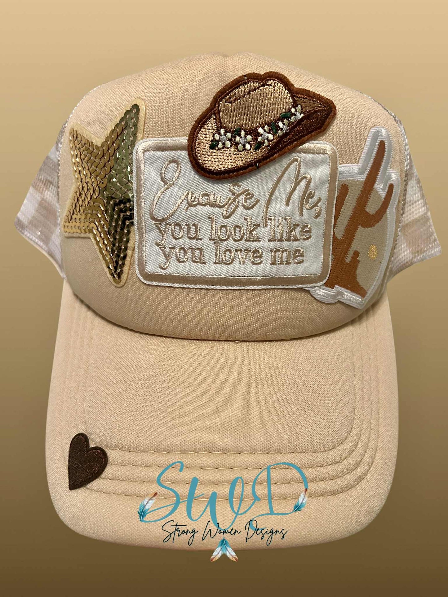 Excuse Me You Look Like You Me Trucker Hat