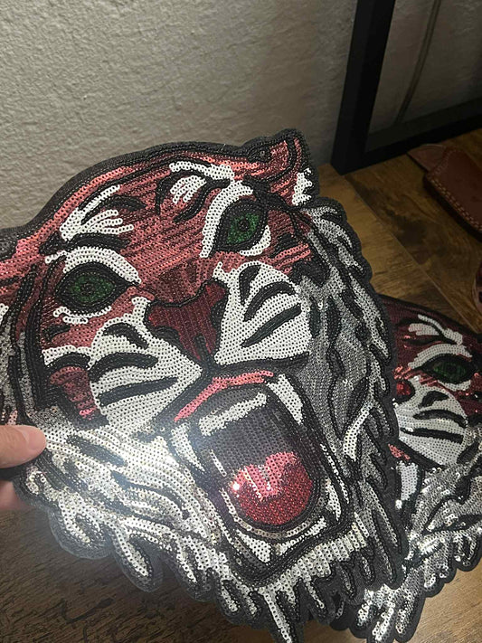 Sequin Tiger Big Patch