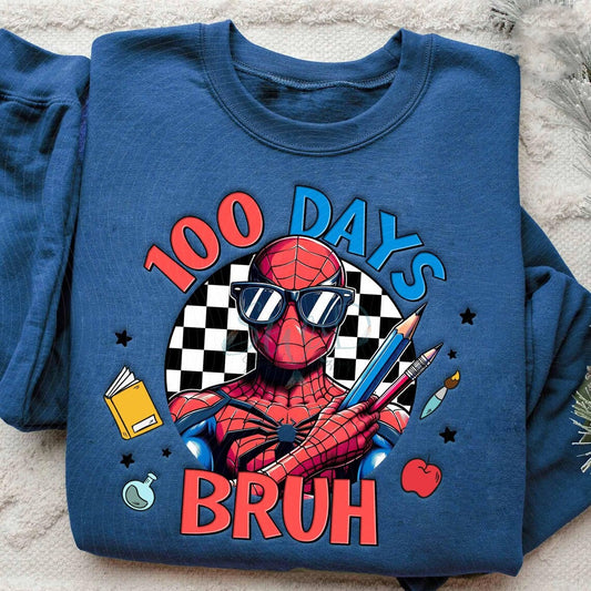 Youth 100 Days Spidey Bruh DTF