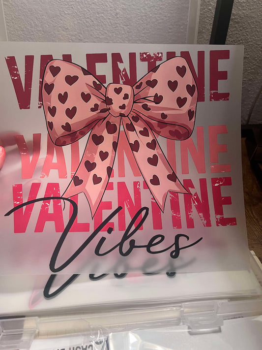 Valentine Bow Vibes DTF