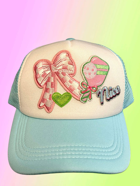 Nice Pickleball Trucker Hat