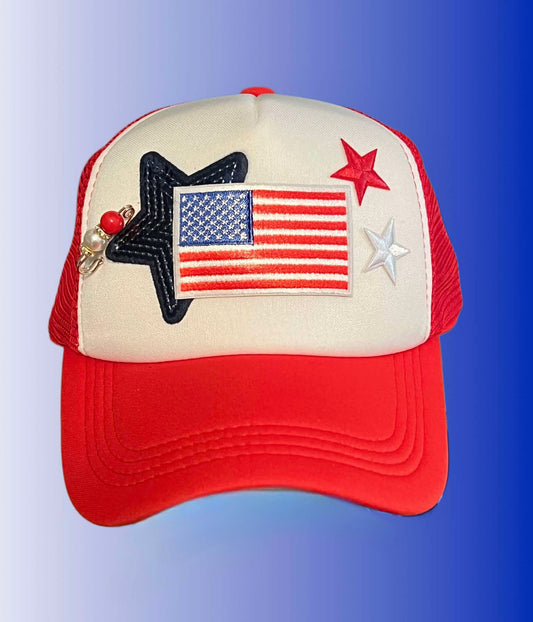 USA Stars Trucker Hat