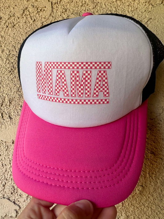 Multi Color MAMA Trucker Hat