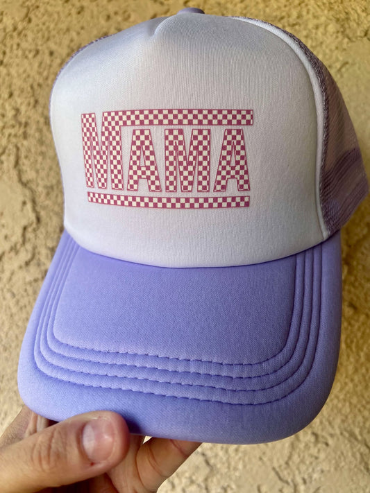 Purple MAMA Trucker Hat