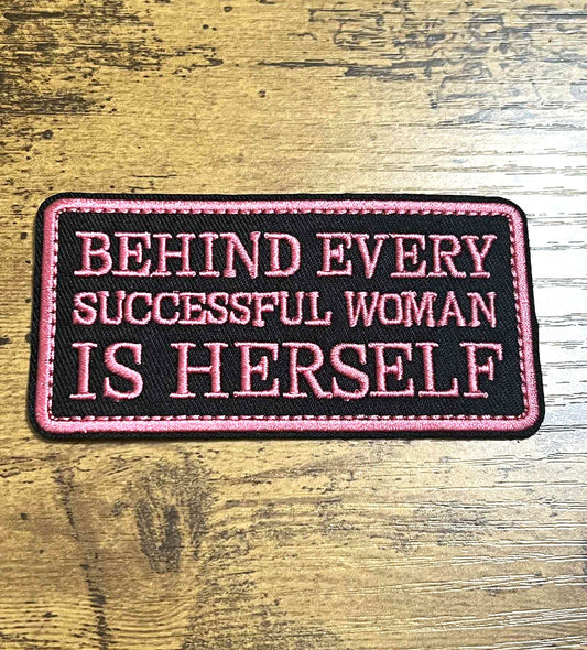 Behind Every Woman Hat Patch