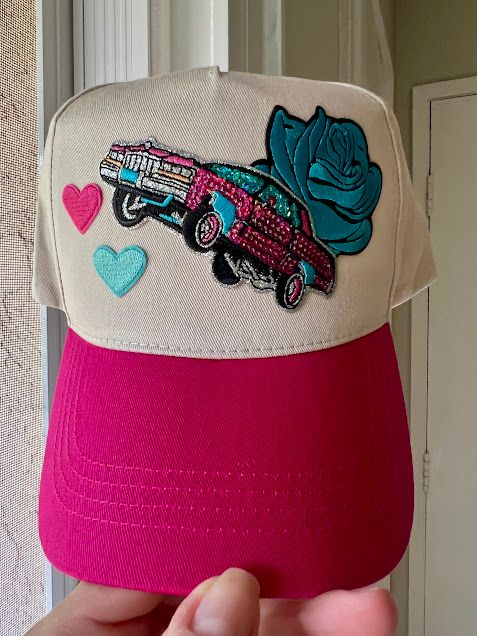 Hoppin Roses Hat