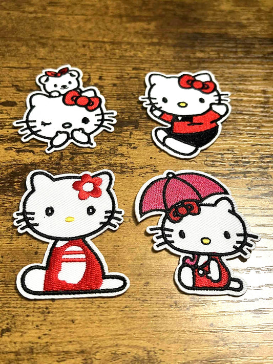 4 Cute HK Hat Patch Bundle