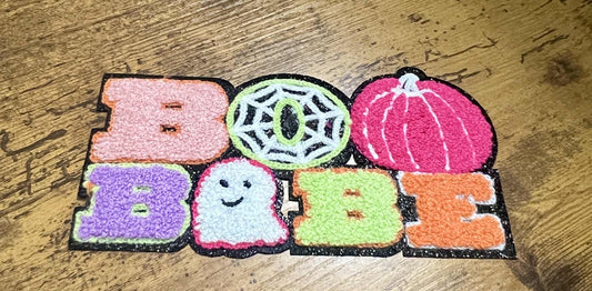 Embroidered Boo Babe Big Patch