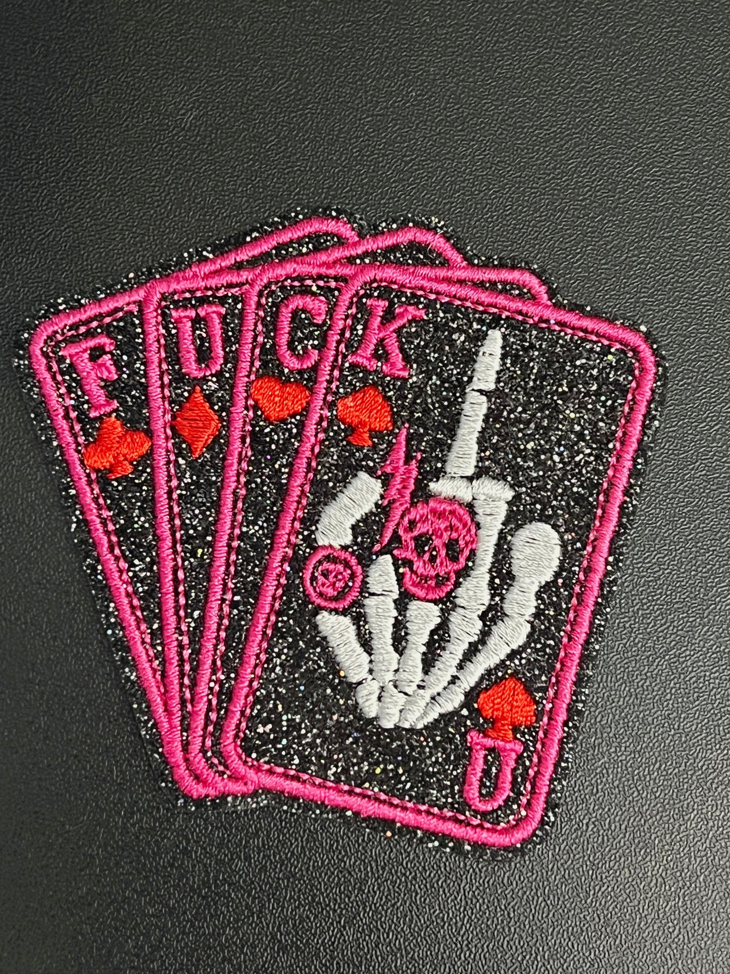 F U Cards Glitter Patch