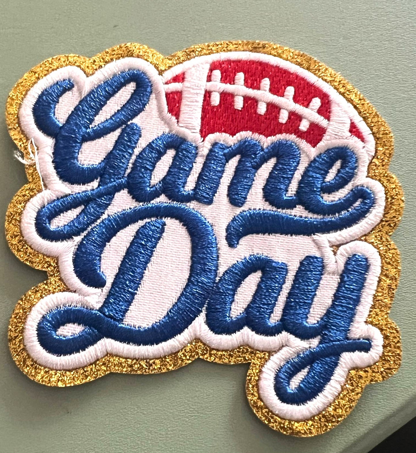 Game Day Football Hat Patch