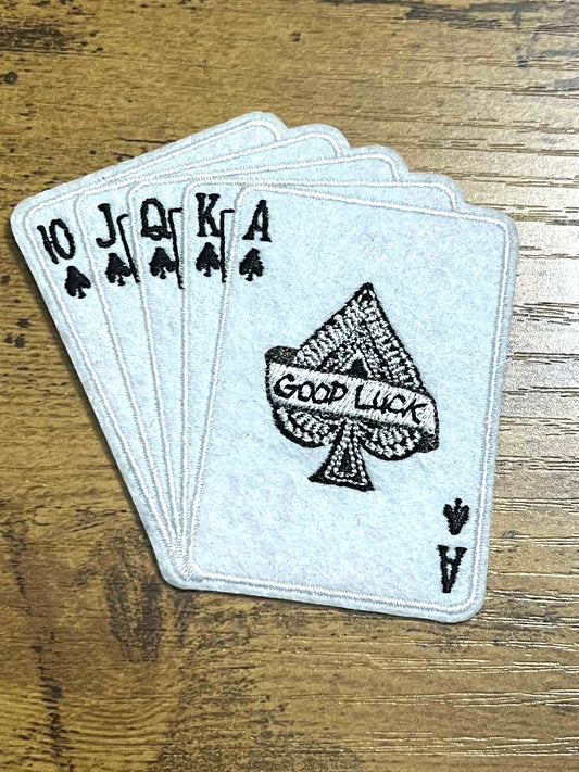 Cards Hat Patch