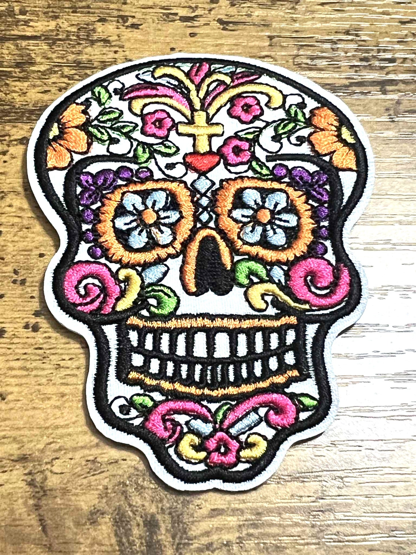 4" Sugar Skull Patches