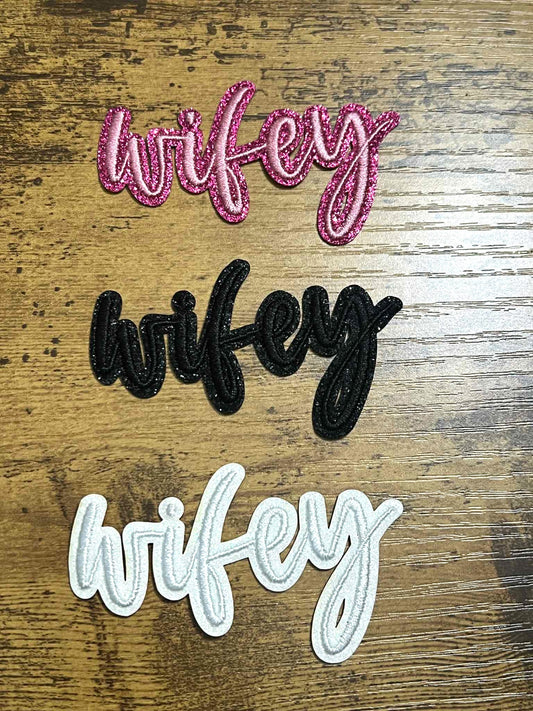 Glitter Wifey Patch Bundle