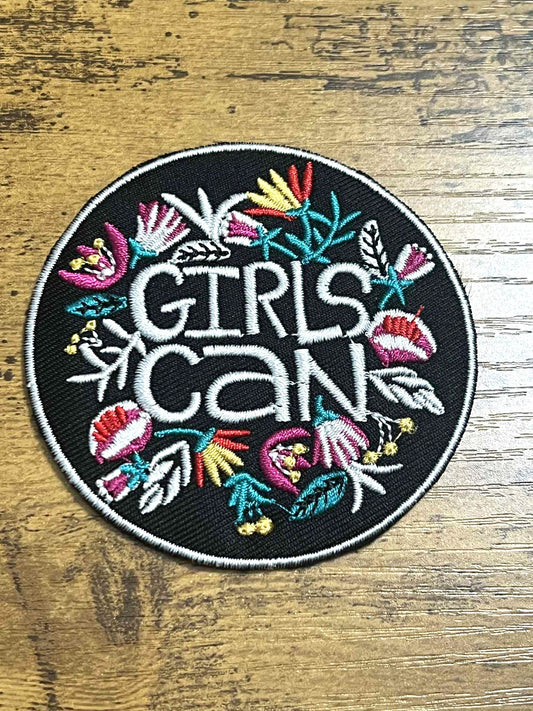 Girls Can Hat Patch