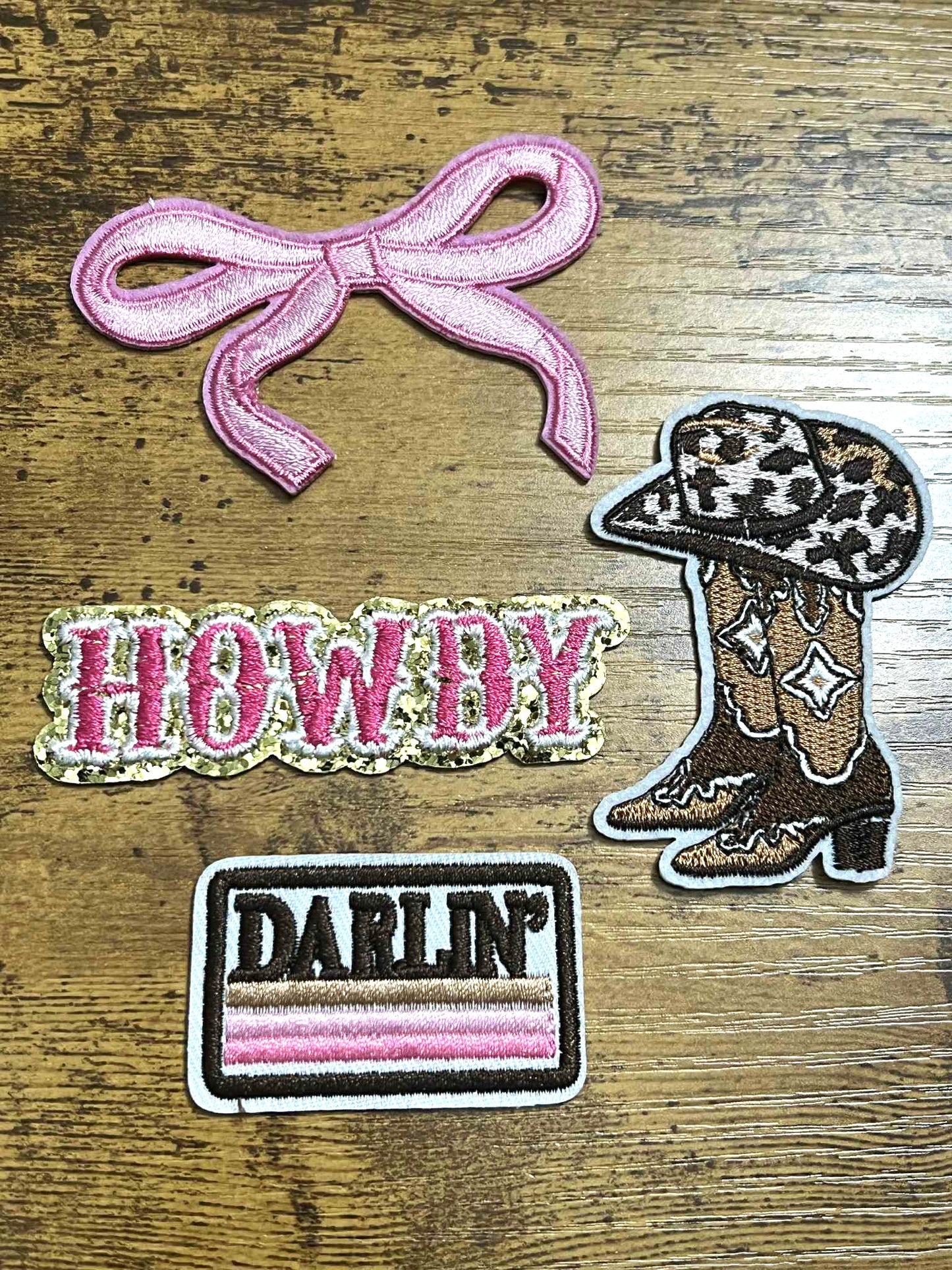 Howdy Darlin Hat Patch Bundle