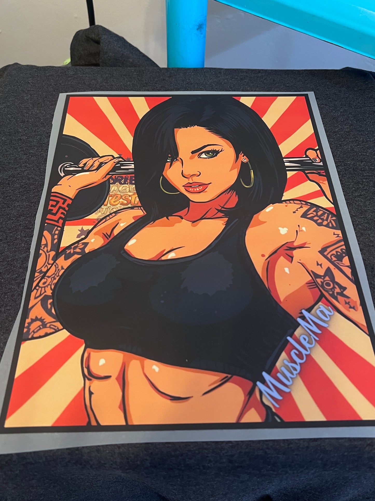 Retro MuscleMa Hoodie