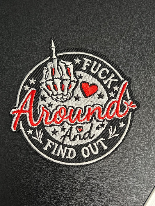 F Around and Find Out Red Patch