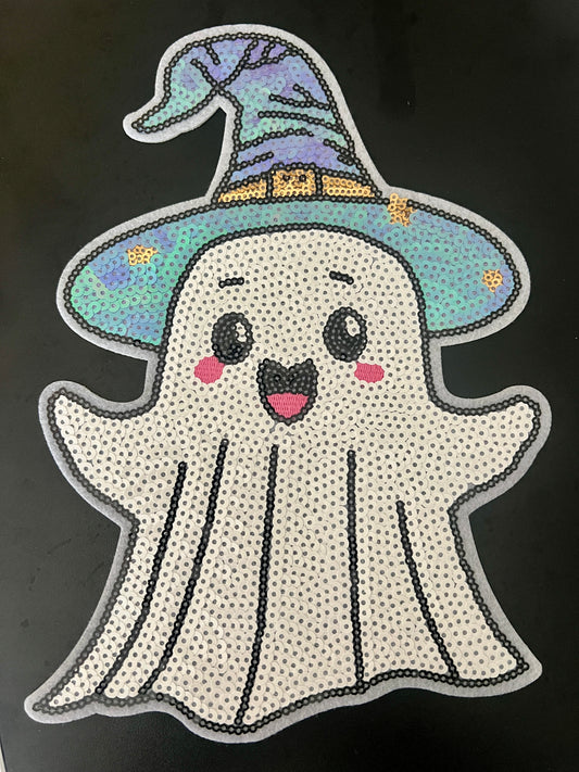 Sequin Ghost Medium Patch