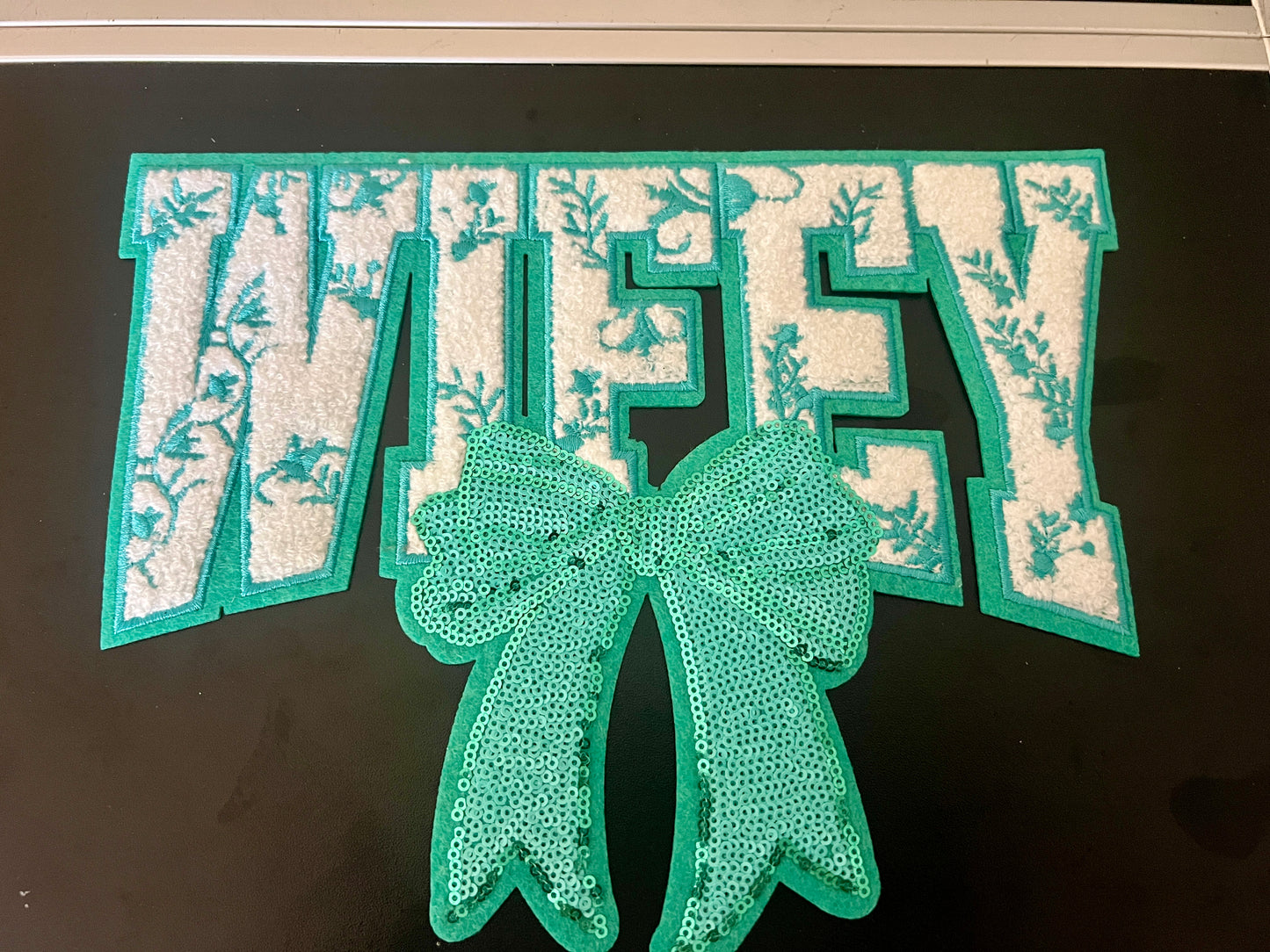 WIFEY Embroidered Big Patch