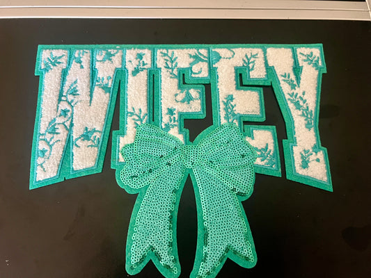 WIFEY Embroidered Big Patch