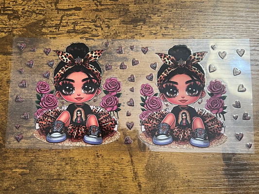 Little Latina Cheetah Girl Wrap