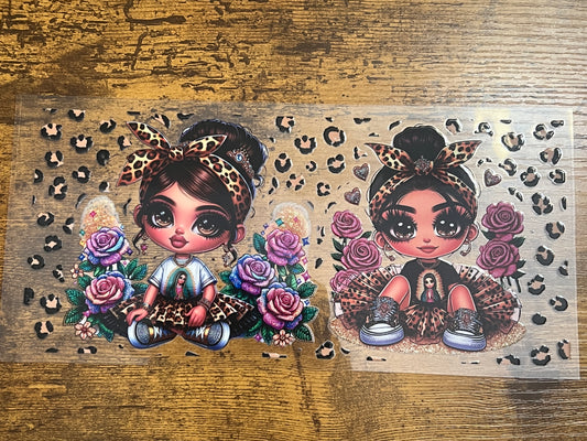 Little Latina Girl Mother Mary Wrap