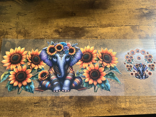 Sunflower Elephant Wrap