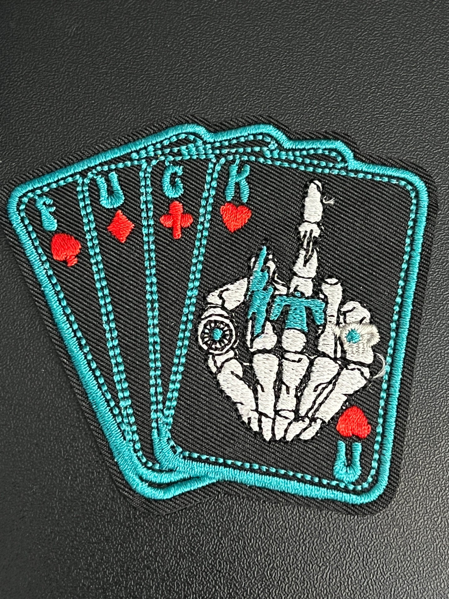 F U Cards Blue Patch