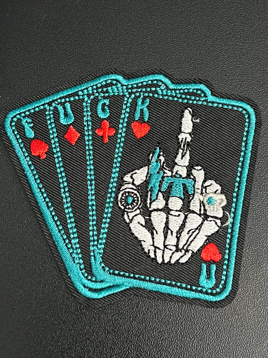 F U Cards Blue Patch