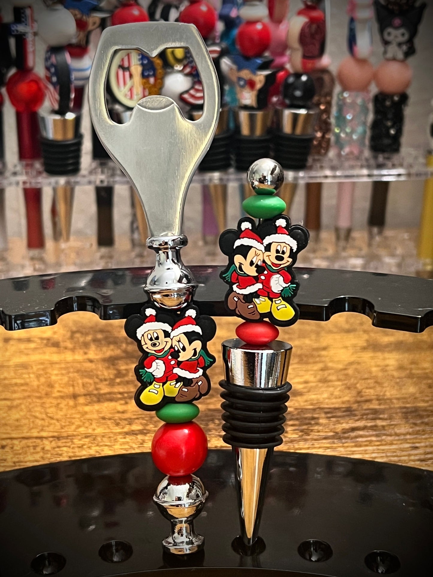 M&M Bottle Opener and Wine Topper Set
