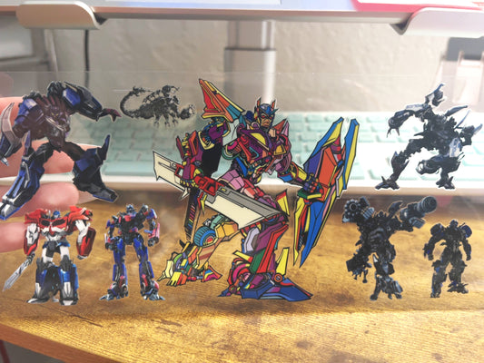 Colorful T-Formers Wrap