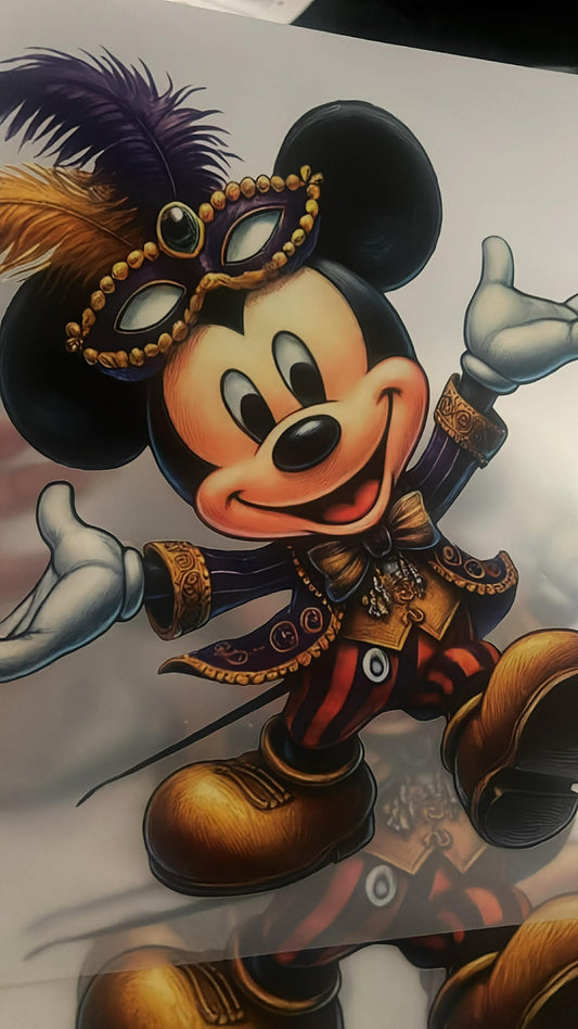 Mardi Gras Mouse DTF
