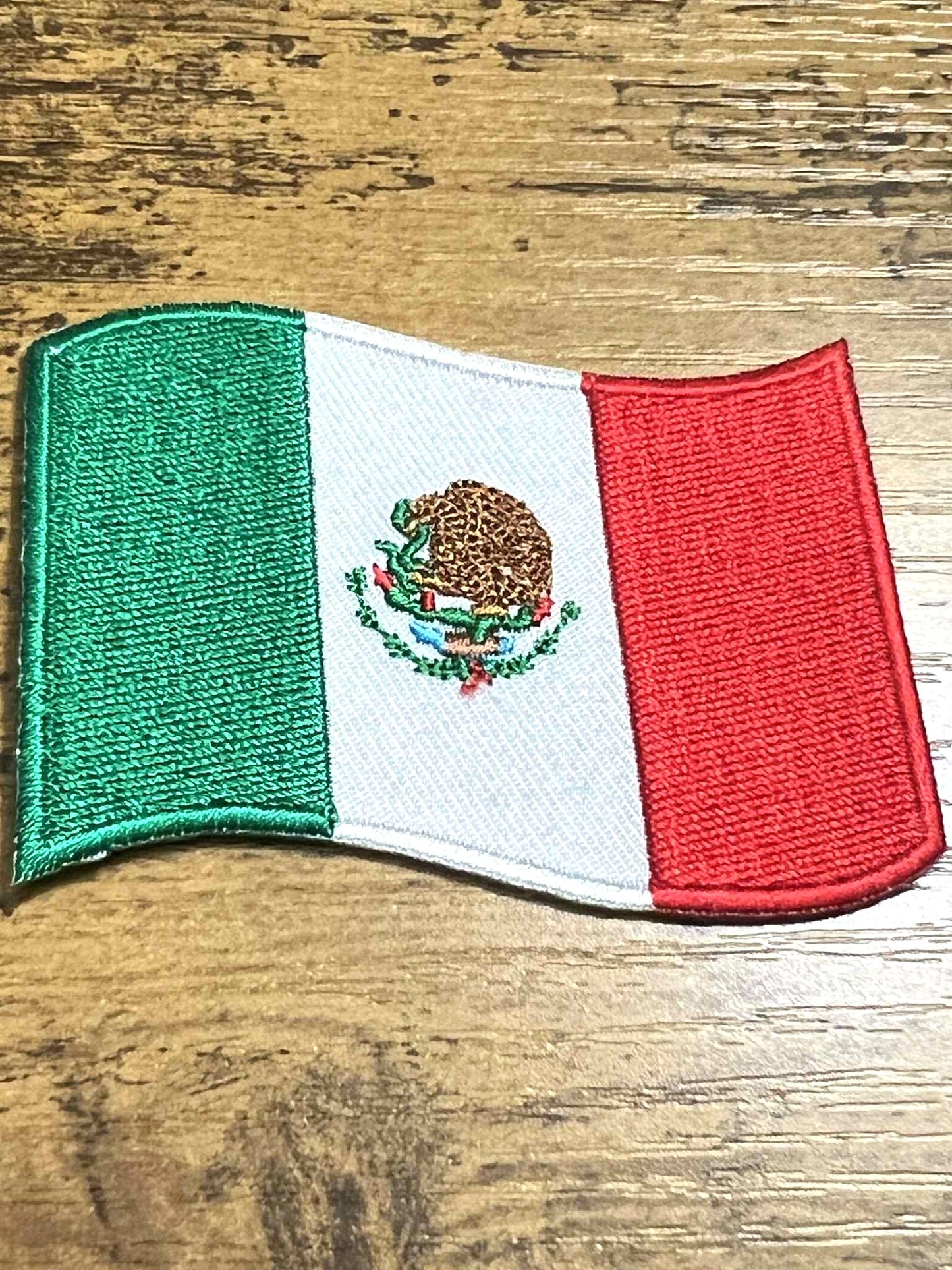 Mexican Flag Hat Patch