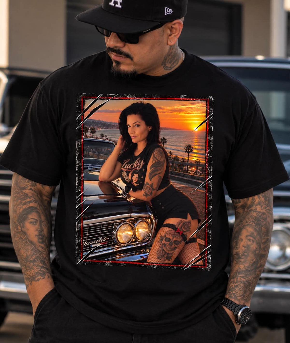 Pin Up Beach Shirt