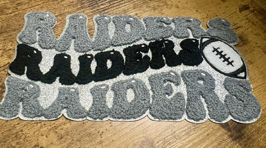 Embroidered Ra!ders Big Patch