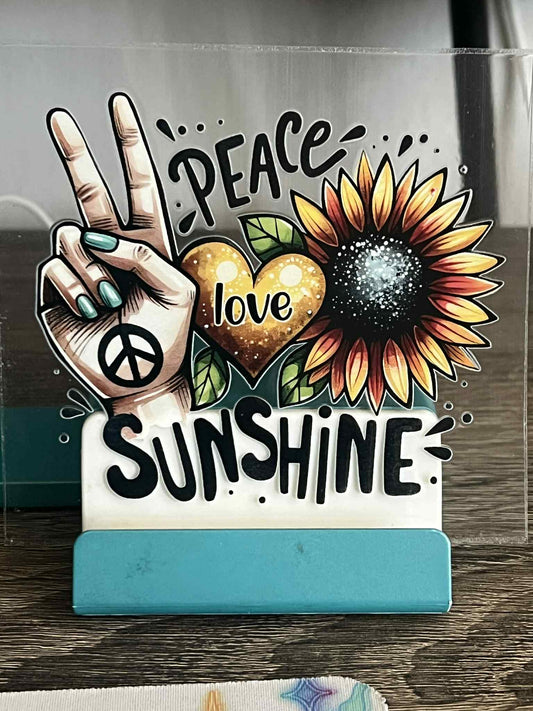 Peace Love Sunshine Decal